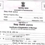 Marriage Certificate pdf