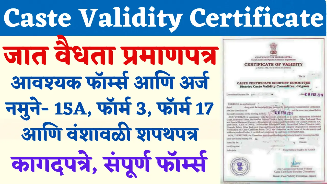 caste validity all formats