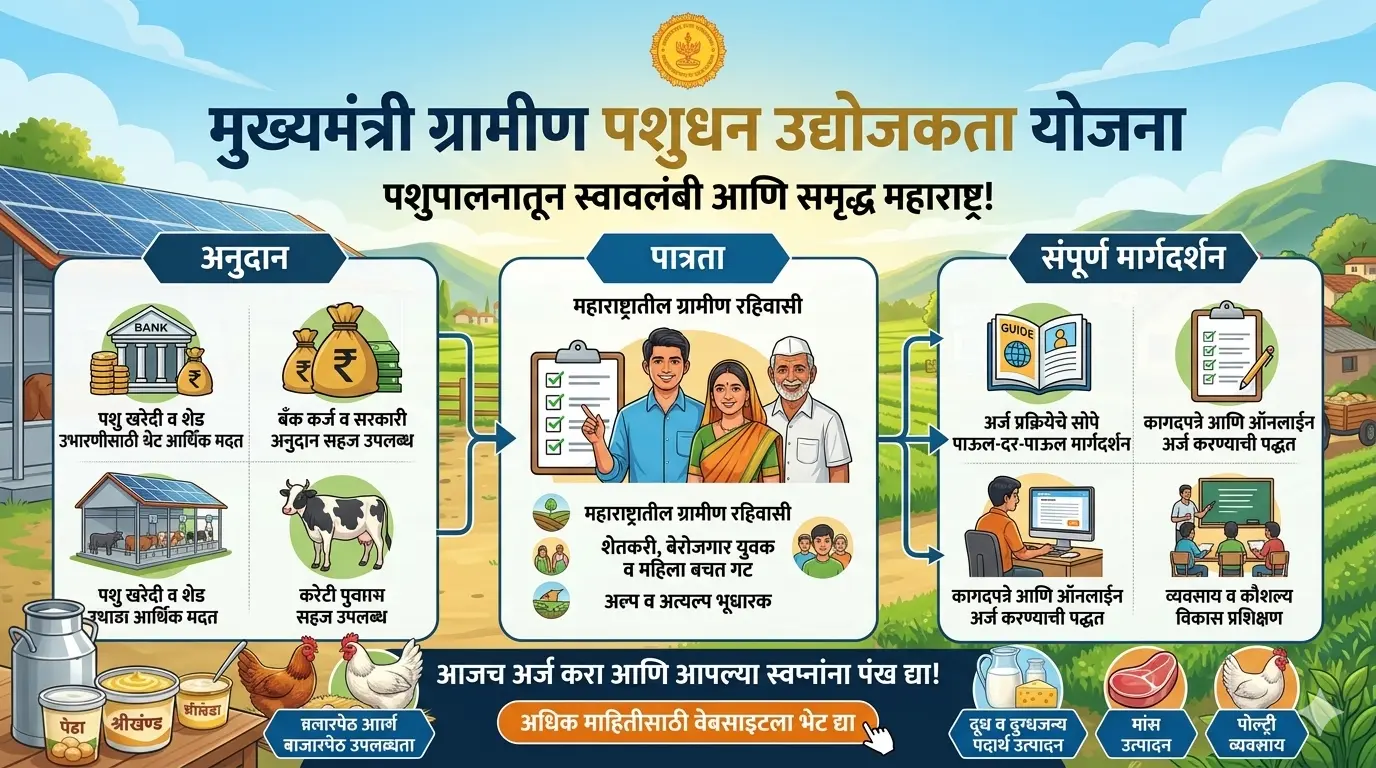 मुख्यमंत्री ग्रामीण पशुधन उद्योजकता योजना 2026